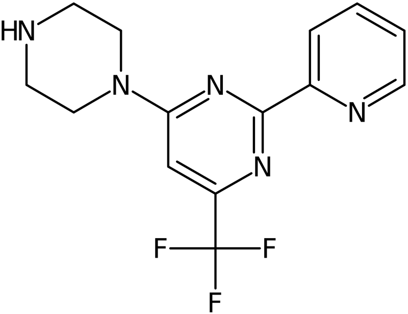 CAS: 1048913-94-5 | 4-Piperazino-2-(2-pyridinyl)-6-(trifluoromethyl)pyrimidine, NX12410