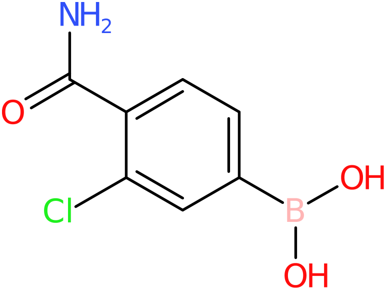 CAS: 850589-52-5 | 4-(Aminocarbonyl)-3-chlorobenzeneboronic acid, >96%, NX63978