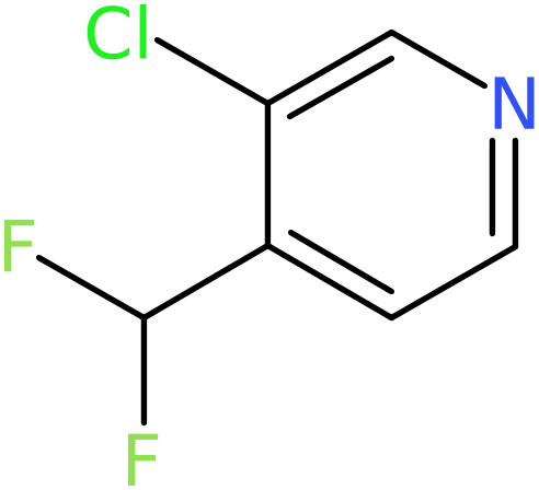 CAS: 1374659-44-5 | 3-Chloro-4-(difluoromethyl)pyridine, >97%, NX22672