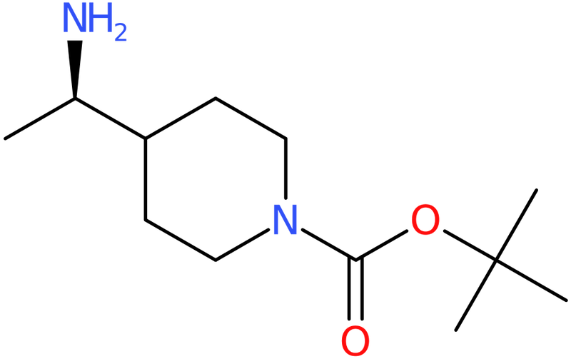 CAS: 1036027-86-7 | tert-Butyl (R)-4-(1-aminoethyl)piperidine-1-carboxylate, >97%, NX12003