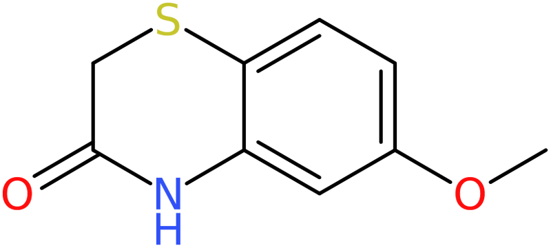 CAS: 99286-44-9 | 6-Methoxy-2,4-dihydro-1,4-benzothiazin-3-one, >97%, NX71823