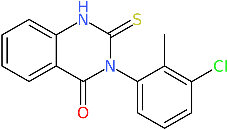 CAS: 81066-84-4 | 3-(3-Chloro-2-methylphenyl)-2-thioxo-2,3-dihydro-1H-quinazolin-4-one, NX62563