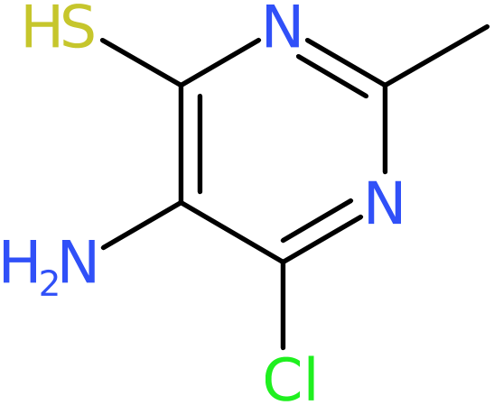 CAS: 1023758-31-7 | 5-Amino-6-chloro-2-methylpyrimidine-4-thiol, NX11540