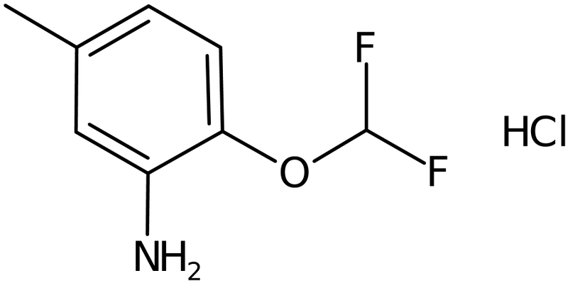 CAS: 1431962-90-1 | 2-(Difluoromethoxy)-5-methylaniline hydrochloride, NX24178