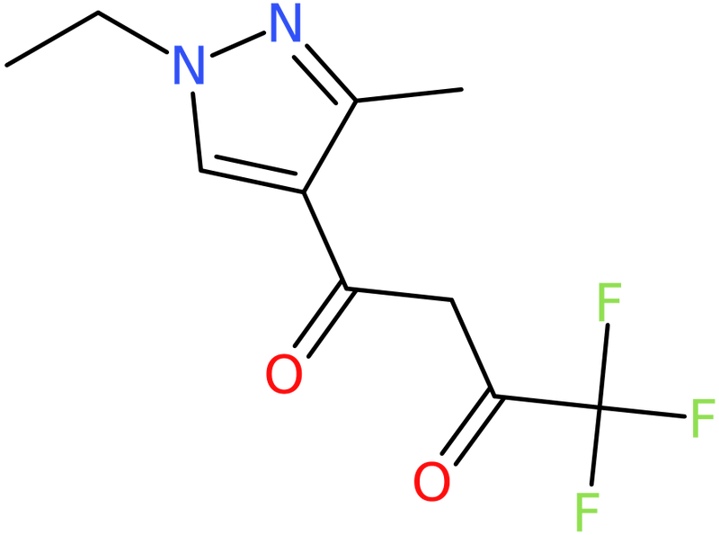 CAS: 1006322-30-0 | 1-(1-Ethyl-3-methyl-1H-pyrazol-4-yl)-4,4,4-trifluorobutane-1,3-dione, NX10618