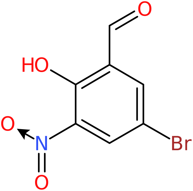 CAS: 16634-88-1 | 5-Bromo-2-hydroxy-3-nitrobenzaldehyde, NX27914