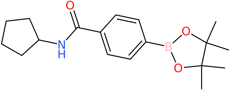 CAS: 933987-10-1 | N-Cyclopentyl-4-(4,4,5,5-tetramethyl-1,3,2-dioxaborolan-2-yl)benzamide, NX69580