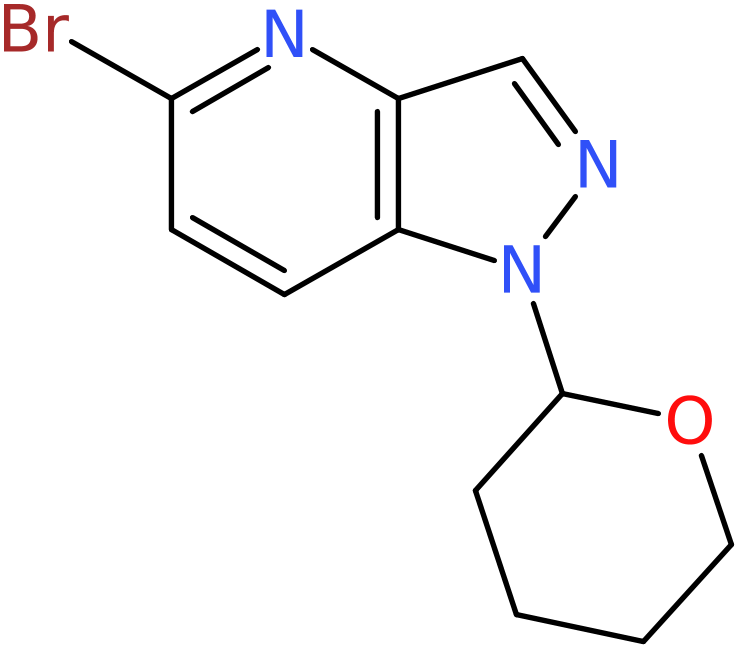 CAS: 1416712-80-5 | 5-Bromo-1-(tetrahydro-2H-pyran-2-yl)-1H-pyrazolo[4,3-b]pyridine, NX23639