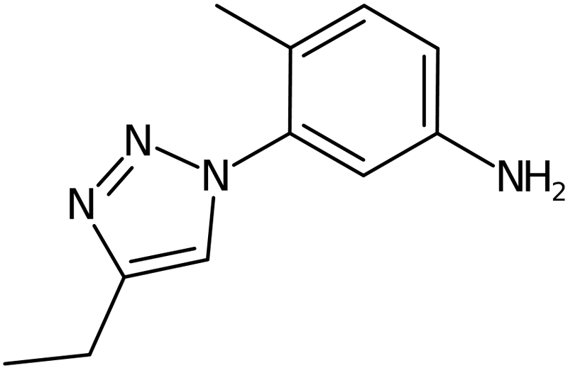 CAS: 1353878-18-8 | 3-(4-Ethyl-1H-1,2,3-triazol-1-yl)-4-methylaniline, NX21981