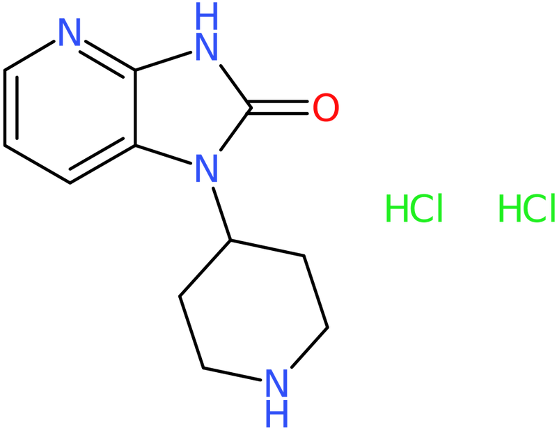 CAS: 781649-84-1 | 1-(Piperidin-4-yl)-1H,2H,3H-imidazo[4,5-b]pyridin-2-one dihydrochloride, >97%, NX61872