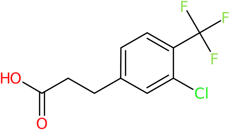 CAS: 1036395-80-8 | 3-[3-Chloro-4-(trifluoromethyl)phenyl]propionic acid, NX12019