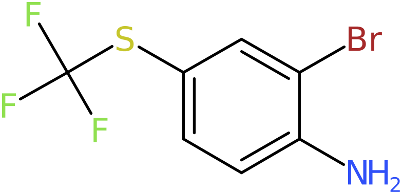 CAS: 940077-66-7 | 2-Bromo-4-[(trifluoromethyl)thio]aniline, >97%, NX69988