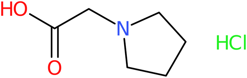 CAS: 6628-74-6 | (Pyrrolidin-1-yl)acetic acid hydrochloride, NX57349