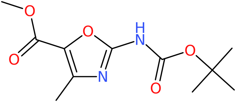 CAS: 1311278-29-1 | 2-tert-Butoxycarbonylamino-4-methyl-oxazole-5-carboxylic acid methyl ester, NX20705