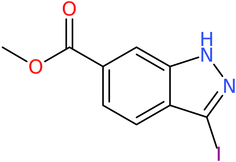 CAS: 885518-82-1 | Methyl 3-iodo-1H-indazole-6-carboxylate, NX66359