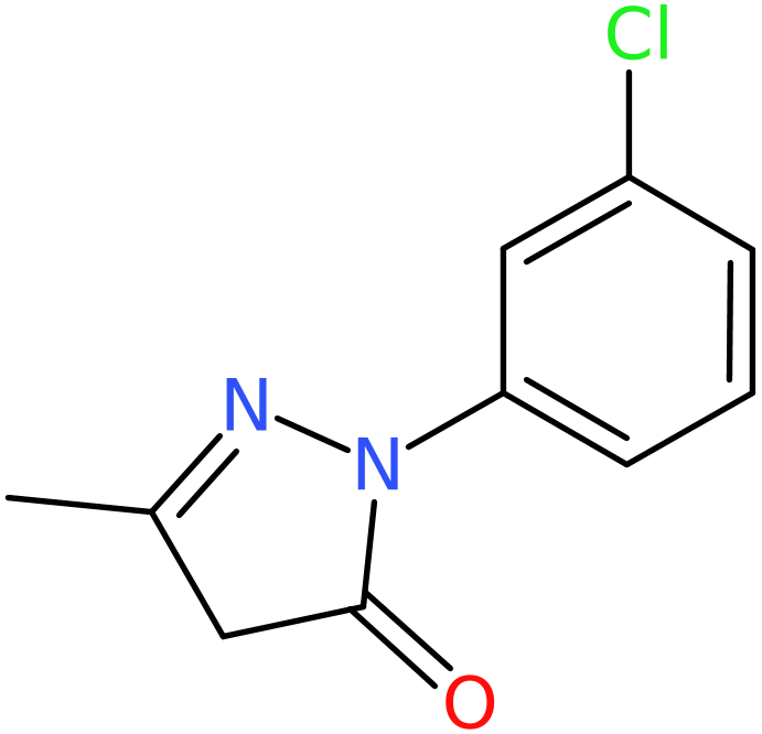 CAS: 90-31-3 | 1-(3-Chlorophenyl)-3-methyl-4,5-dihydro-1H-pyrazol-5-one, NX67684