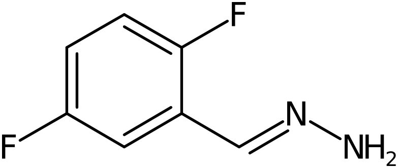 (E)-[(2,5-Difluorophenyl)methylidene]hydrazine, >95%, NX74774