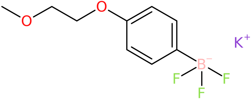 Potassium 4-(2-methoxyethoxy)phenyltrifluoroborate, NX74434