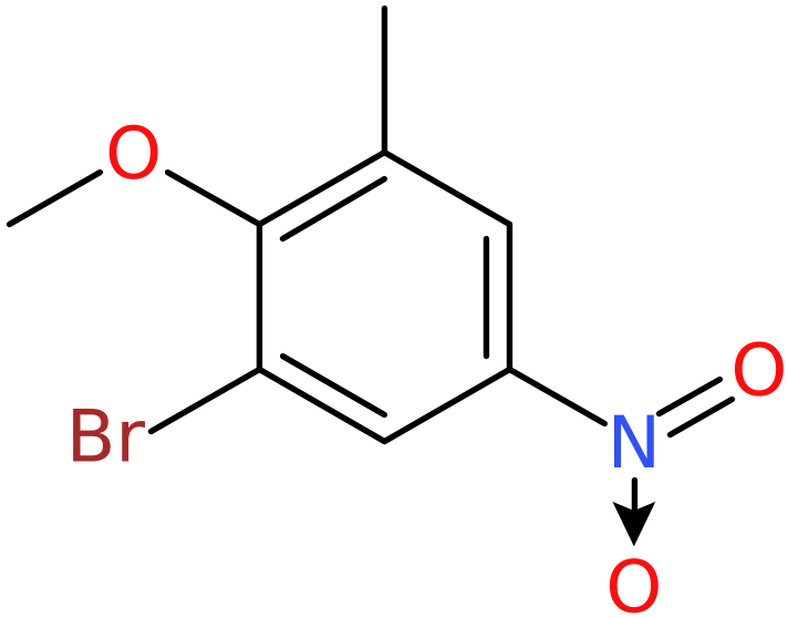 CAS: 1345471-89-7 | 2-Bromo-6-methyl-4-nitroanisole, NX21649