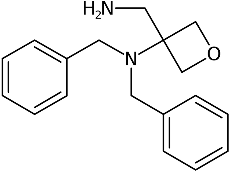 CAS: 1021392-84-6 | 3-(Aminomethyl)-N,N-dibenzyloxetan-3-amine, >97%, NX11478