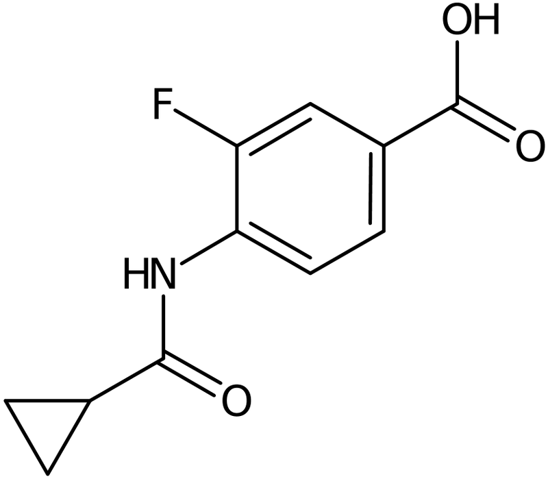 CAS: 1314406-43-3 | 4-[(Cyclopropylcarbonyl)amino]-3-fluorobenzoic acid, NX20815