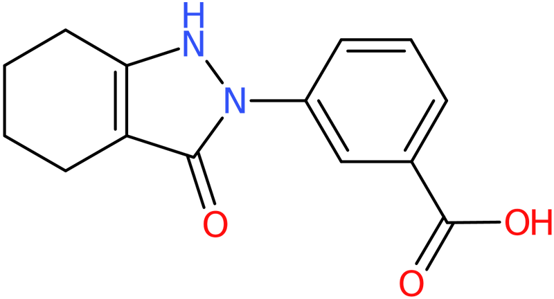 CAS: 885949-86-0 | 3-(1,3,4,5,6,7-Hexahydro-3-oxo-2H-indazol-2-yl)benzoic acid, NX66457