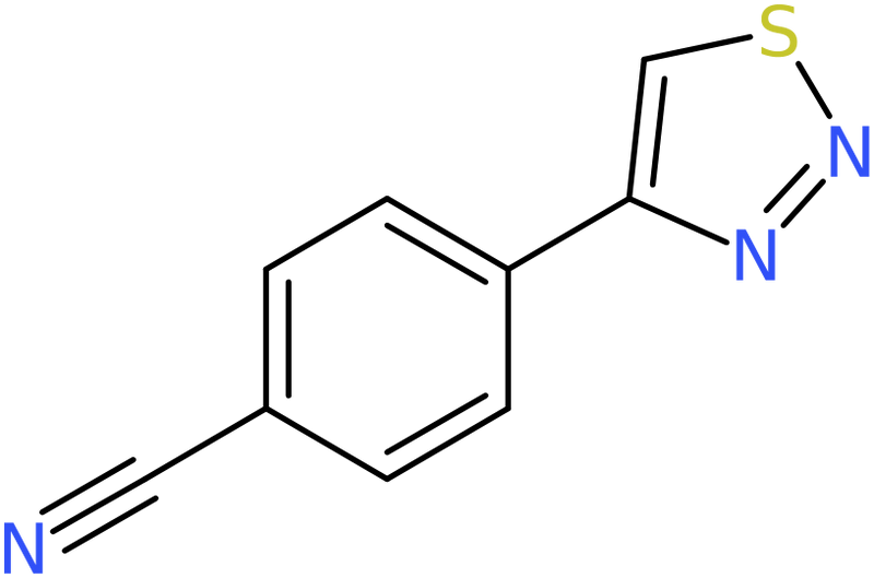 CAS: 82894-99-3 | 4-(1,2,3-Thiadiazol-4-yl)benzonitrile, NX63056