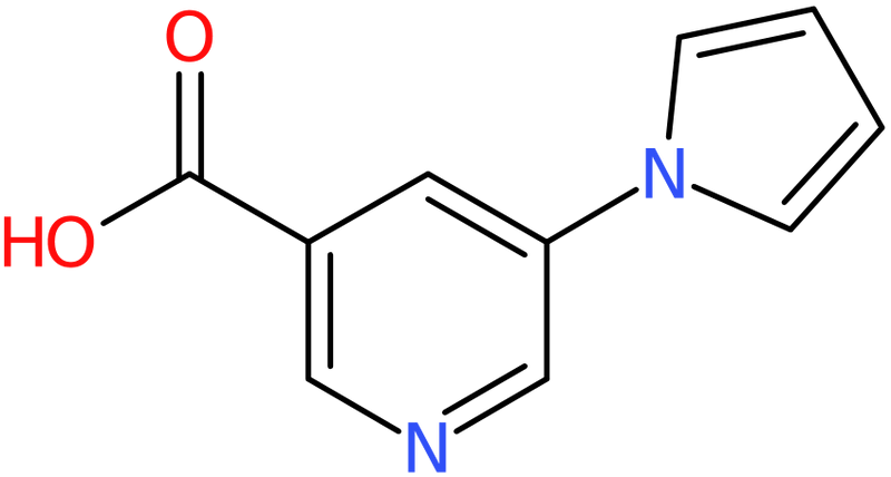 CAS: 690632-31-6 | 5-(1H-Pyrrol-1-yl)nicotinic acid, >95%, NX58395