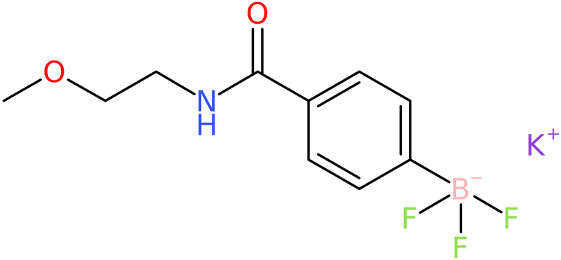 Potassium [4-(2-methoxyethylamine-1-carbonyl)phenyl]trifluoroborate, NX74422