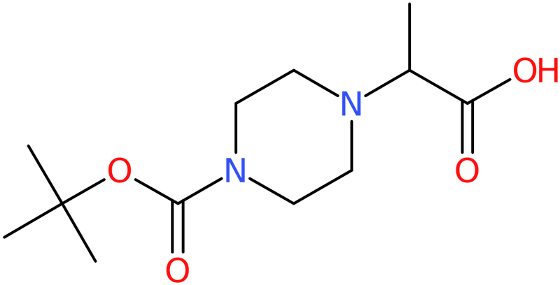 CAS: 680579-19-5 | 2-[4-(tert-Butoxycarbonyl)piperazin-1-yl]propanoic acid, NX58029