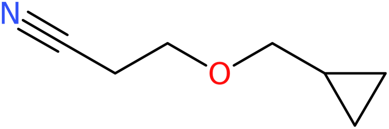 CAS: 1019568-17-2 | 3-(Cyclopropylmethoxy)propanenitrile, >97%, NX11364