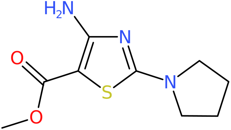 Methyl 4-amino-2-pyrrolidin-1-yl-1,3-thiazole-5-carboxylate, NX73821