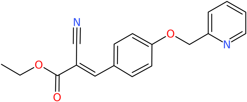 CAS: 1565822-18-5 | Ethyl-2-cyano-3-[4-(pyridin-2-ylmethoxy)phenyl]prop-2-enoate, NX26438