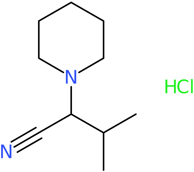 CAS: 1672675-20-5 | 3-Methyl-2-(1-piperidin-1-yl)butyronitrile hydrochloride, NX28029