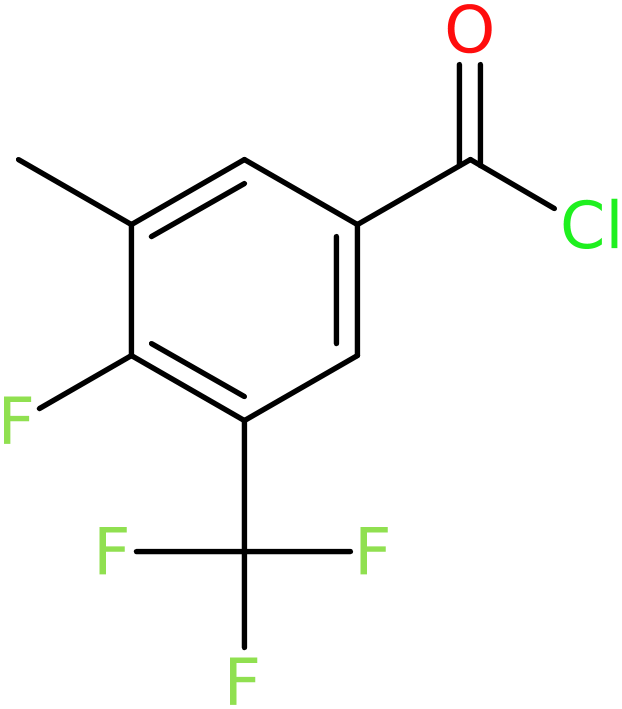 CAS: 1373920-95-6 | 4-Fluoro-3-methyl-5-(trifluoromethyl)benzoyl chloride, >97%, NX22609