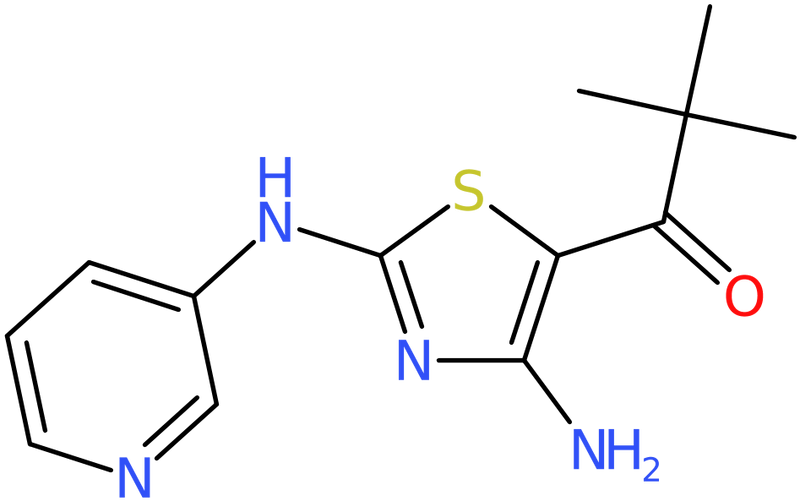 CAS: 1042734-86-0 | 1-[4-Amino-2-(pyridin-3-ylamino)-1,3-thiazol-5-yl]-2,2-dimethylpropan-1-one, NX12267