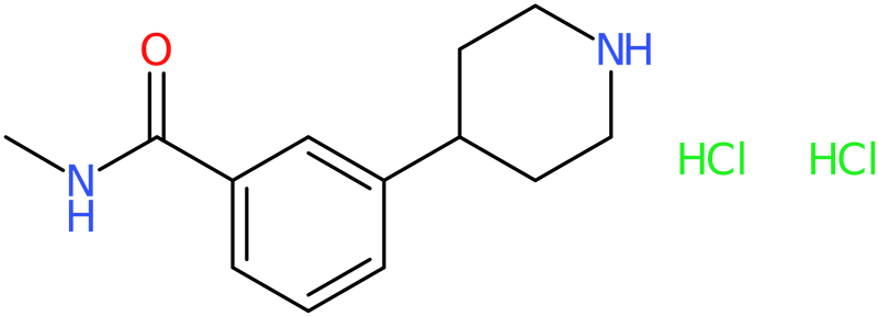 CAS: 1221279-03-3 | N-Methyl-3-(piperidin-4-yl)benzamide hydrochloride, NX17973