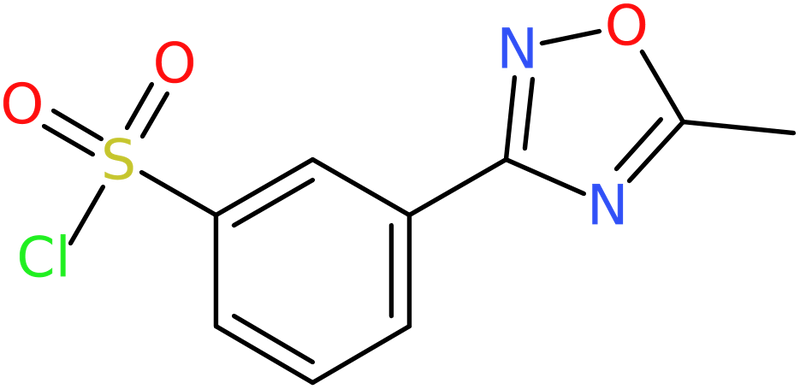 CAS: 10185-62-3 | 3-(5-Methyl-1,2,4-oxadiazol-3-yl)benzenesulphonyl chloride, tech, NX11290