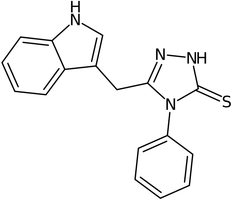 CAS: 153595-92-7 | 5-(1H-Indol-3-ylmethyl)-4-phenyl-2,4-dihydro-3H-1,2,4-triazole-3-thione, NX25992