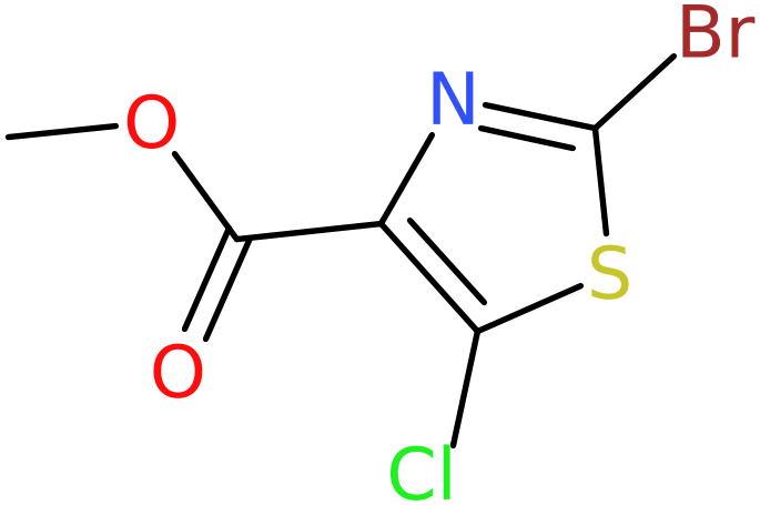 CAS: 1053655-63-2 | Methyl 2-bromo-5-chloro-1,3-thiazole-4-carboxylate, >98%, NX12584