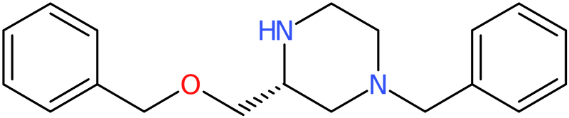 CAS: 255723-98-9 | (3R)-1-Benzyl-3-[(benzyloxy)methyl]piperazine, NX37968