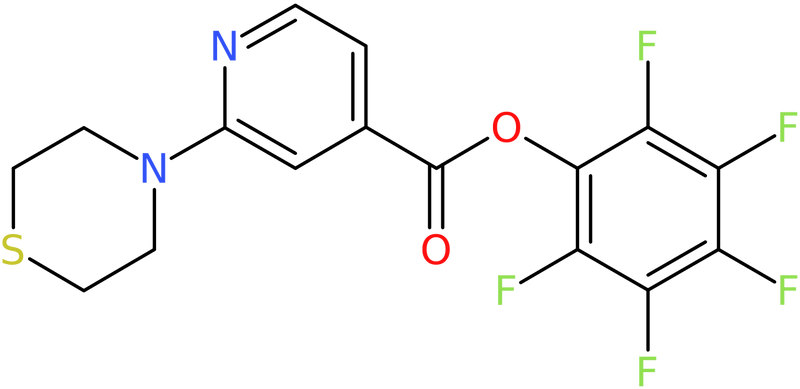 CAS: 934570-42-0 | Pentafluorophenyl 2-thiomorpholin-4-ylisonicotinate, >97%, NX69625