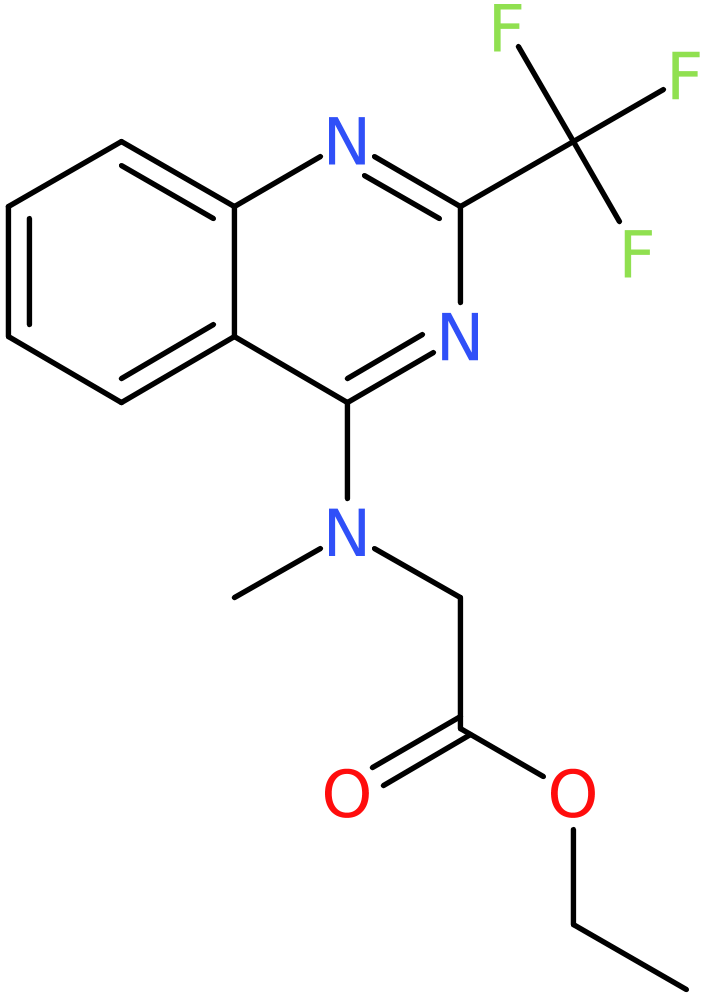 CAS: 1208081-16-6 | [Methyl-(2-trifluoromethyl-quinazolin-4-yl)-amino]-acetic acid ethyl ester, NX17248