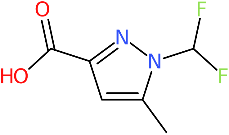 CAS: 1004643-64-4 | 1-(Difluoromethyl)-5-methyl-1H-pyrazole-3-carboxylic acid, NX10492