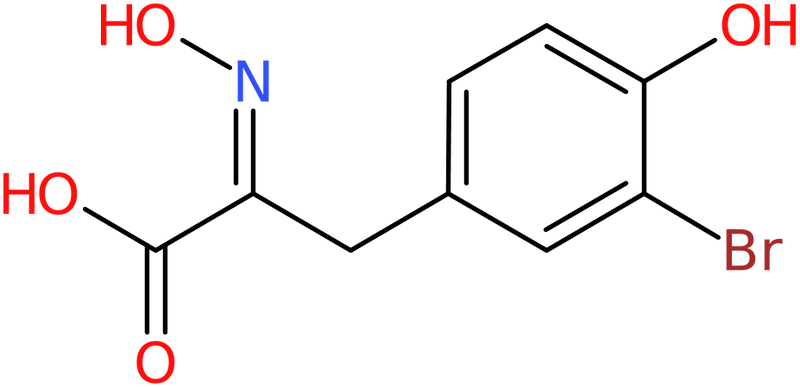 CAS: 146884-05-1 | 3-(3-Bromo-4-hydroxyphenyl)-2-(hydroxyimino)propanoic acid, NX24997