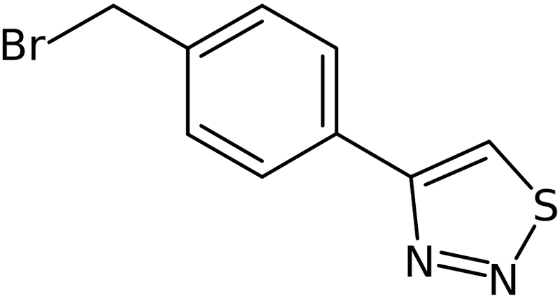 CAS: 163798-92-3 | 4-(1,2,3-Thiadiazol-4-yl)benzyl bromide, NX27595