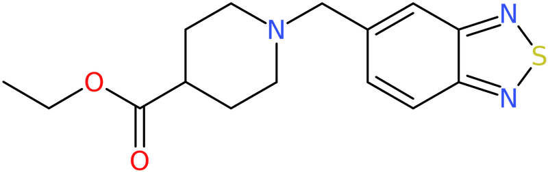 CAS: 874834-12-5 | Ethyl 1-(2,1,3-benzothiadiazol-5-ylmethyl)piperidine-4-carboxylate, NX65650