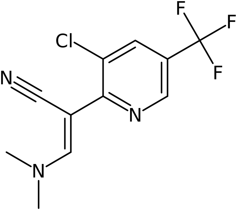 CAS: 1242271-46-0 | (Z)-2-[3-Chloro-5-(trifluoromethyl)pyridin-2-yl]-3-(dimethylamino)prop-2-enenitrile, NX18760