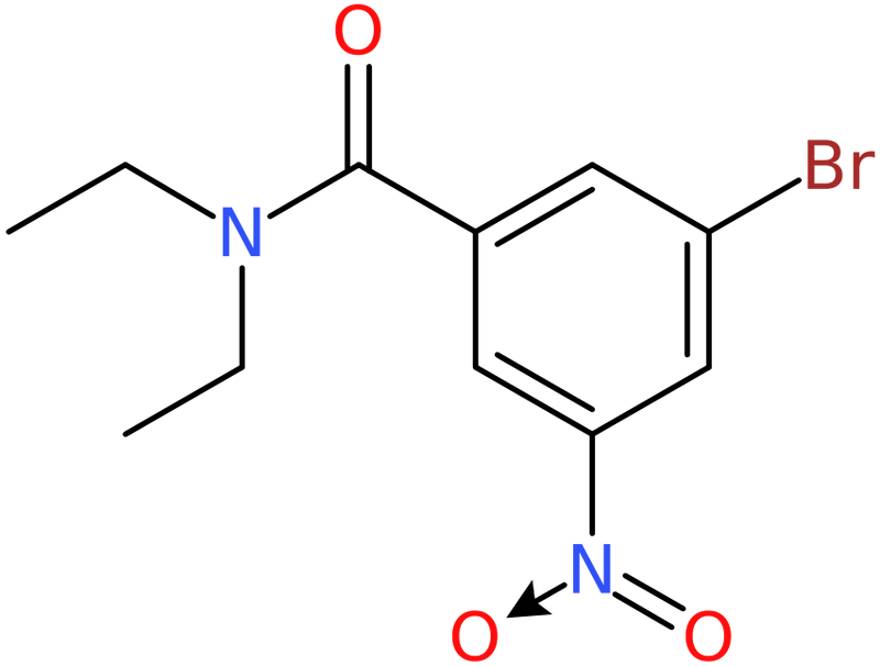 CAS: 929000-34-0 | 3-Bromo-N,N-diethyl-5-nitrobenzamide, >98%, NX69314