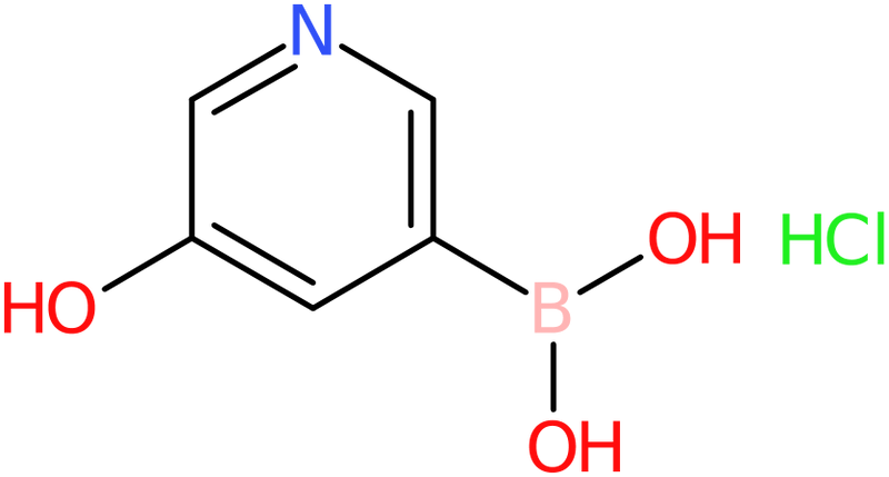 CAS: 1801408-19-4 | 5-Hydroxypyridine-3-boronic acid, hydrochloride, >97%, NX30081